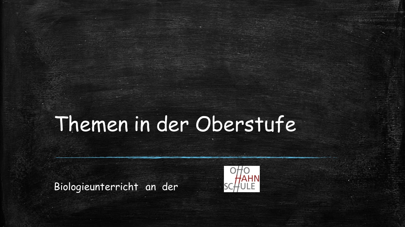 Themen der Oberstufe