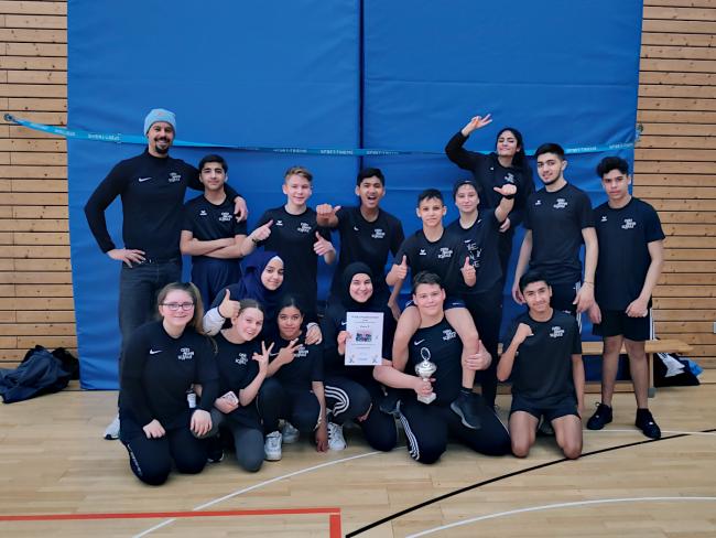 Siegermannschaft OHS Völkerball